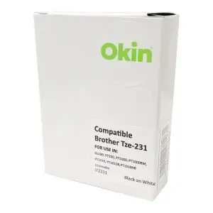 Okin Label Tape - TZ231 Compatible