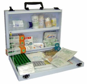 First Aid Metal Box 1-25