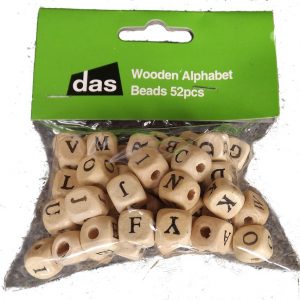 Beads - Wooden Alphabet (52)