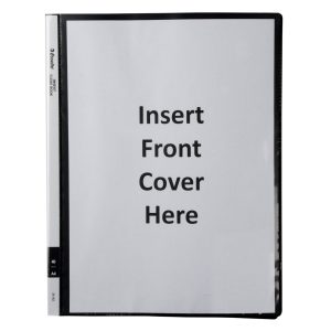 Display Book With Insert Cover - 40 page Black