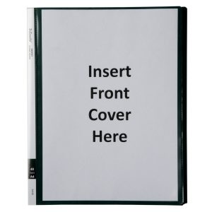 Display Book With Insert Cover - 40 page Green