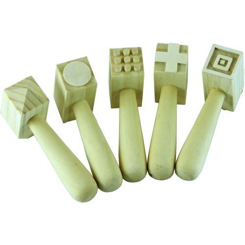 Clay - Wooden Pattern Hammers (5)
