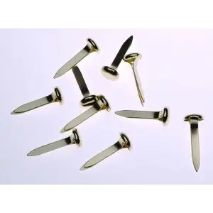 Paper Fasteners - brass 13mm (50)