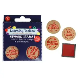 Reward Stamper in Maori 3pc + ink