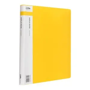 Display book yellow 40 page