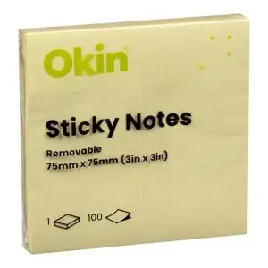Yellow sticky notes
