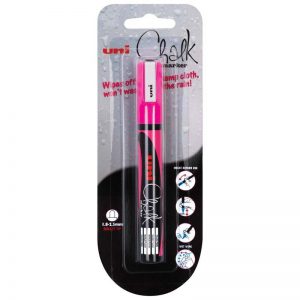 Chalk Markers Fluoro Pink - write on glass