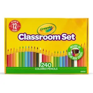 Pencils Coloured Crayola Classpack (240)