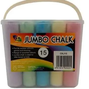 Jumbo sidewalk chalk