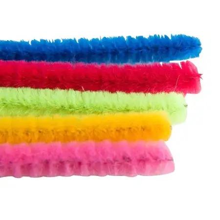 Pipe cleaners in 5 different colours