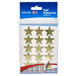 Gold sticker stars